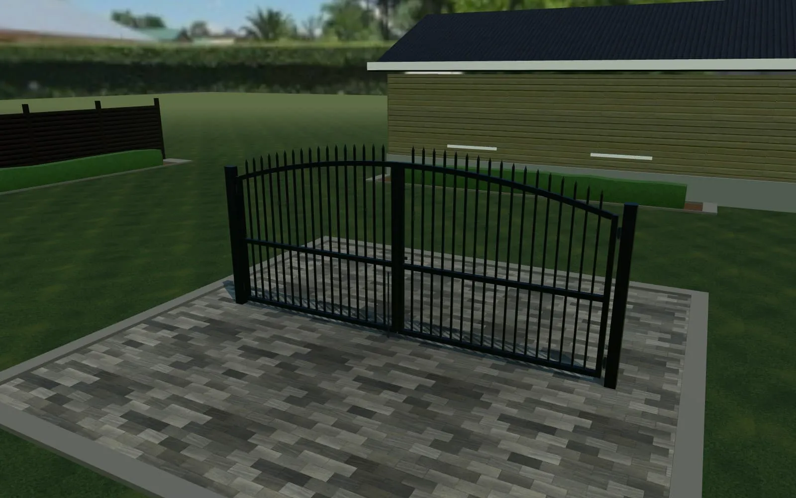 3D ranch and driveway gate configurator
